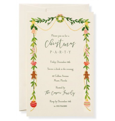 Holiday Invitations, Very Merry, Karen Adams